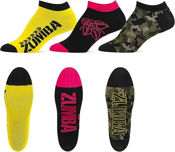 Amazon Co Jp Zumba ズンバ Socks Z Army ソックス 3足セット Multi 服 ファッション小物