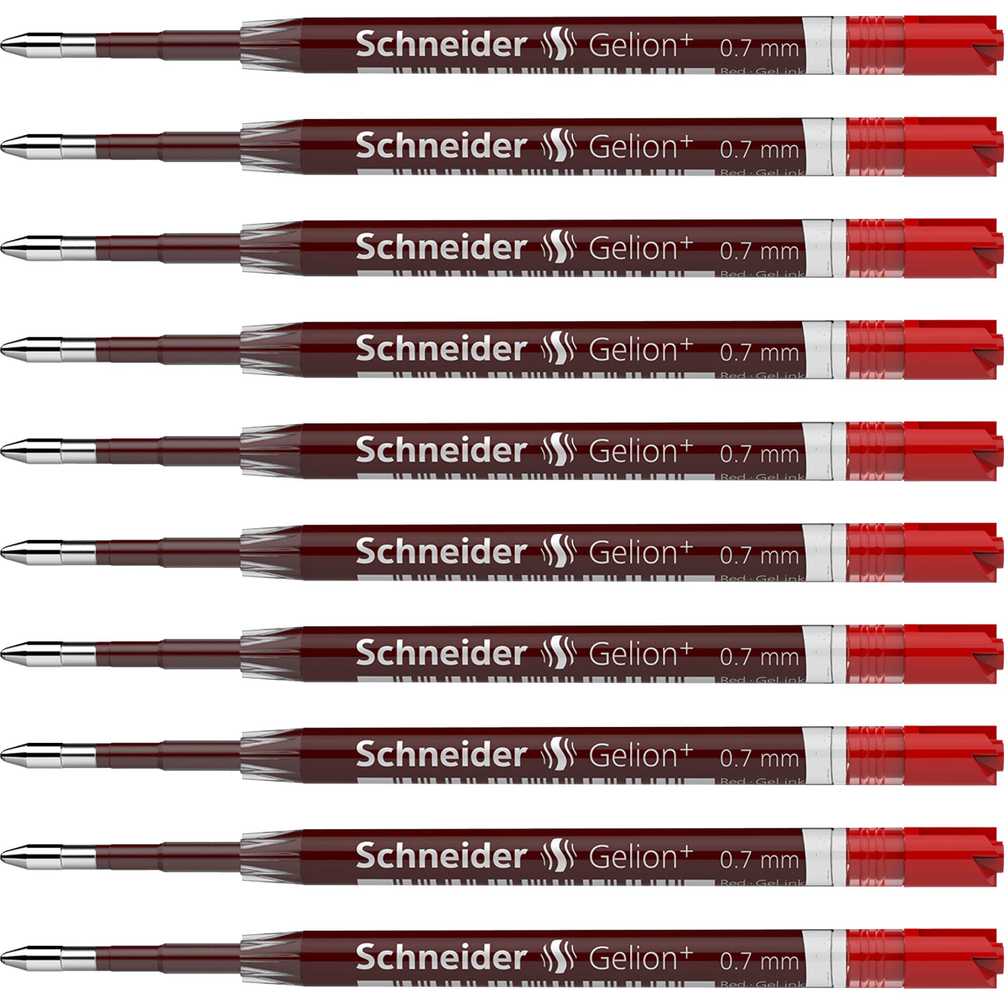 Schneider Gelion 39 103902 Red Gel Ink Cartridges (Pack of 10)