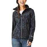 Free Country Women's Softshell Jacket Fleece Fur Lined Insulated Hooded Water & Wind Resistant Coat for Outdoor-Aeris II