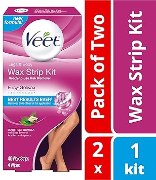Amazon Com Veet Leg Body Hair Removal Kit Sensitive Formula