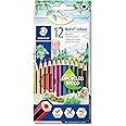 Staedtler 185 C12 Noris Colour Colouring Pencils - 12 Assorted Colours (Pack of 12 Pencils)
