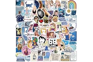 100Pcs Singer Stickers Pack, Pop Music Stickers for Laptop, Water Bottle, Scrapbook, Waterproof Vinyl Music Fan Gift for Girl
