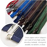 Kulannder 60Pcs Zip Repair Set with Pliers - Metal Sliders & Stoppers view 4