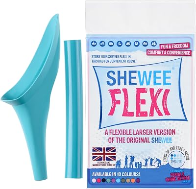 SHEWEE Flexi – The Original Female Urinal – Reusable & Portable UK Made Aqua