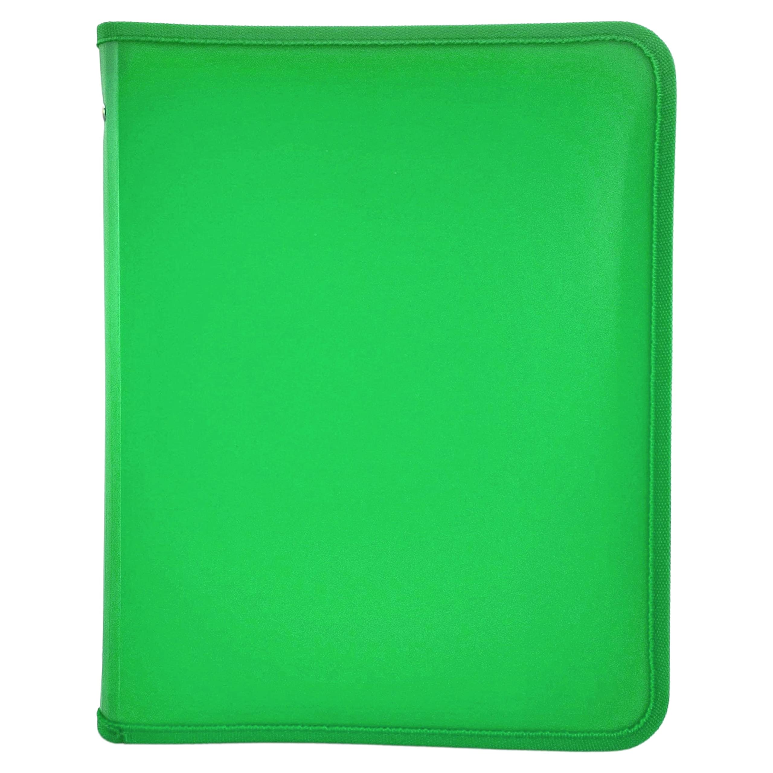 Raylu Paper - A4 Zip Folder in Various Colours and Width of 3 cm for documents with an Inner Pocket (Green)
