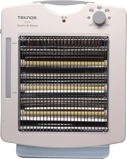 Amazon Co Jp Teknos スチーム加湿機能付き 遠赤外線ヒーター 温度3段階調整 Ts 902s W 家電 カメラ