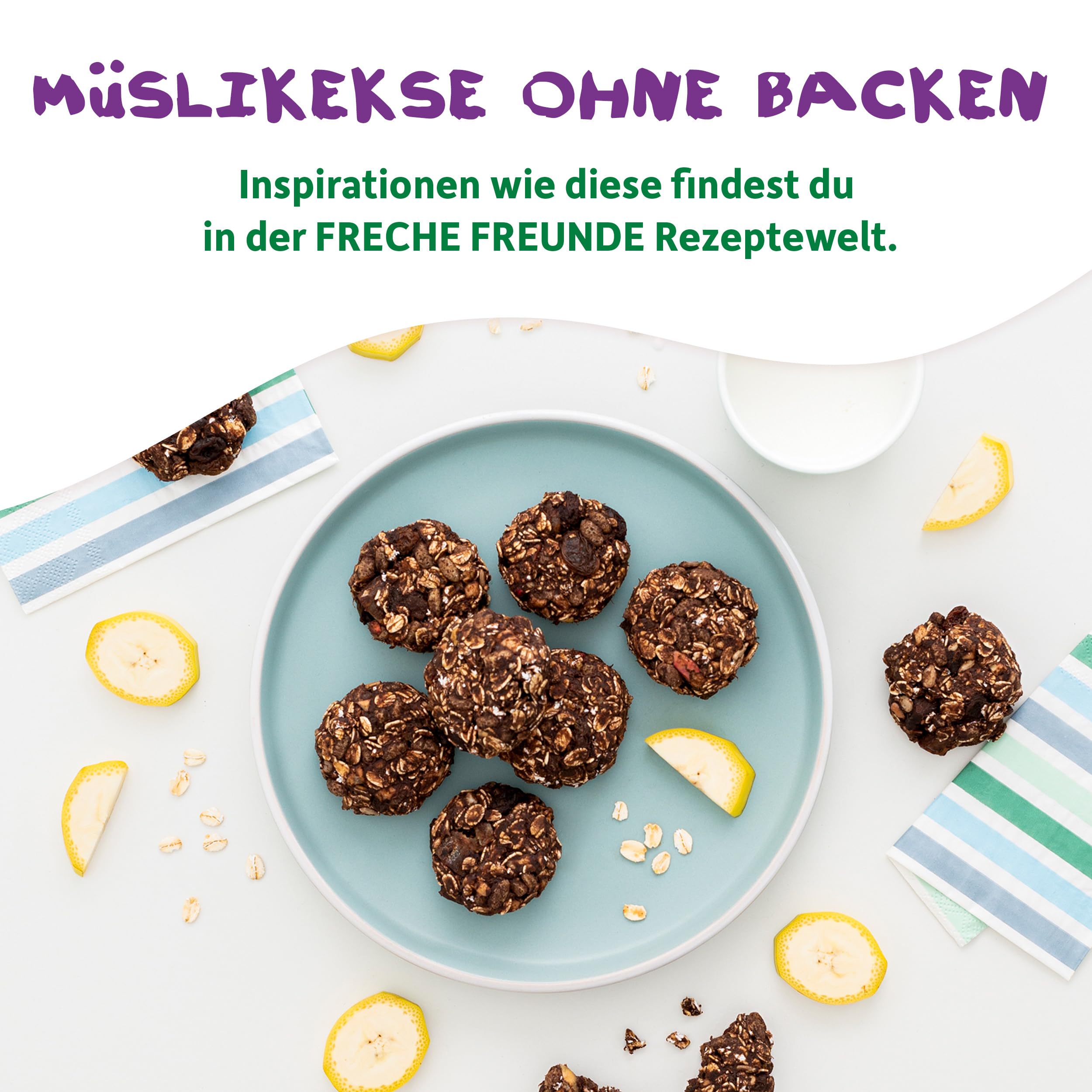 FRECHE FREUNDE Crunchy Bits Haselnuss & Kakao, Bio Knusperhäppchen mit Cremefüllung, vegan, ohne Palmfett & Aromastoffe, ohne Zucker, ideal als knuspriger Snack für Kinder, 11er Pack (11 x 30g) 9