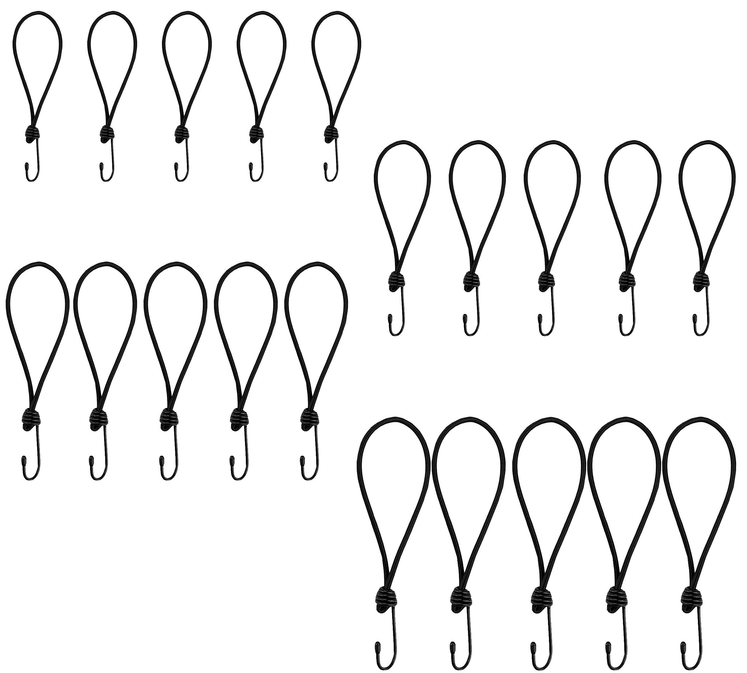 Savage Island Hook Loop Bungees Bungee Tarpaulin Tent Shock Elastic Heavy Duty Military