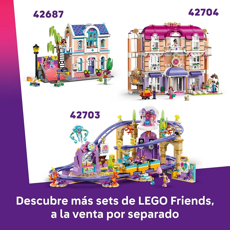 Friends Acogedora Cabaña Otoñal en el Bosque – Casa de Juguete en Miniatura con 4 Mini Muñecos, 2 Figuras de Mascotas, Animales y Accesorios – Regalo de Cumpleaños para Niñas de 9+ Años – 42705