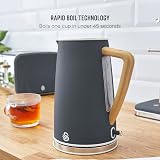 Swan Nordic Cordless Jug Kettle 1.7L 3KW Grey with Fast Boil Tech view 3
