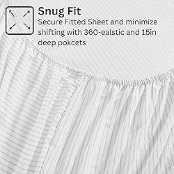 Casa Platino Sheets, Pre-Washed Soft & Breathable