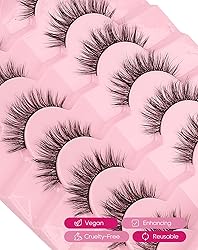 Natural Lashes Wispy C Curl False Lashes 9mm-16mm