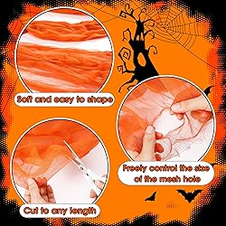 Boao Halloween Cheese cloth 84.65 x 590.55 Inch