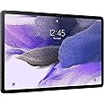 SAMSUNG Galaxy Tab S7 FE 5G 2021 (64GB, 4GB) 12.4” Android Tablet, All Day Battery, Snapdragon 750 5G/LTE/WiFi (GSM Unlocked for AT&T, T-Mobile, Global) SM-T738U (w/S-Pen, Mystic Black) (Renewed)