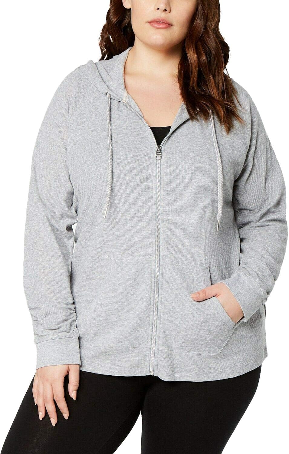 calvin klein full zip hoodie women's