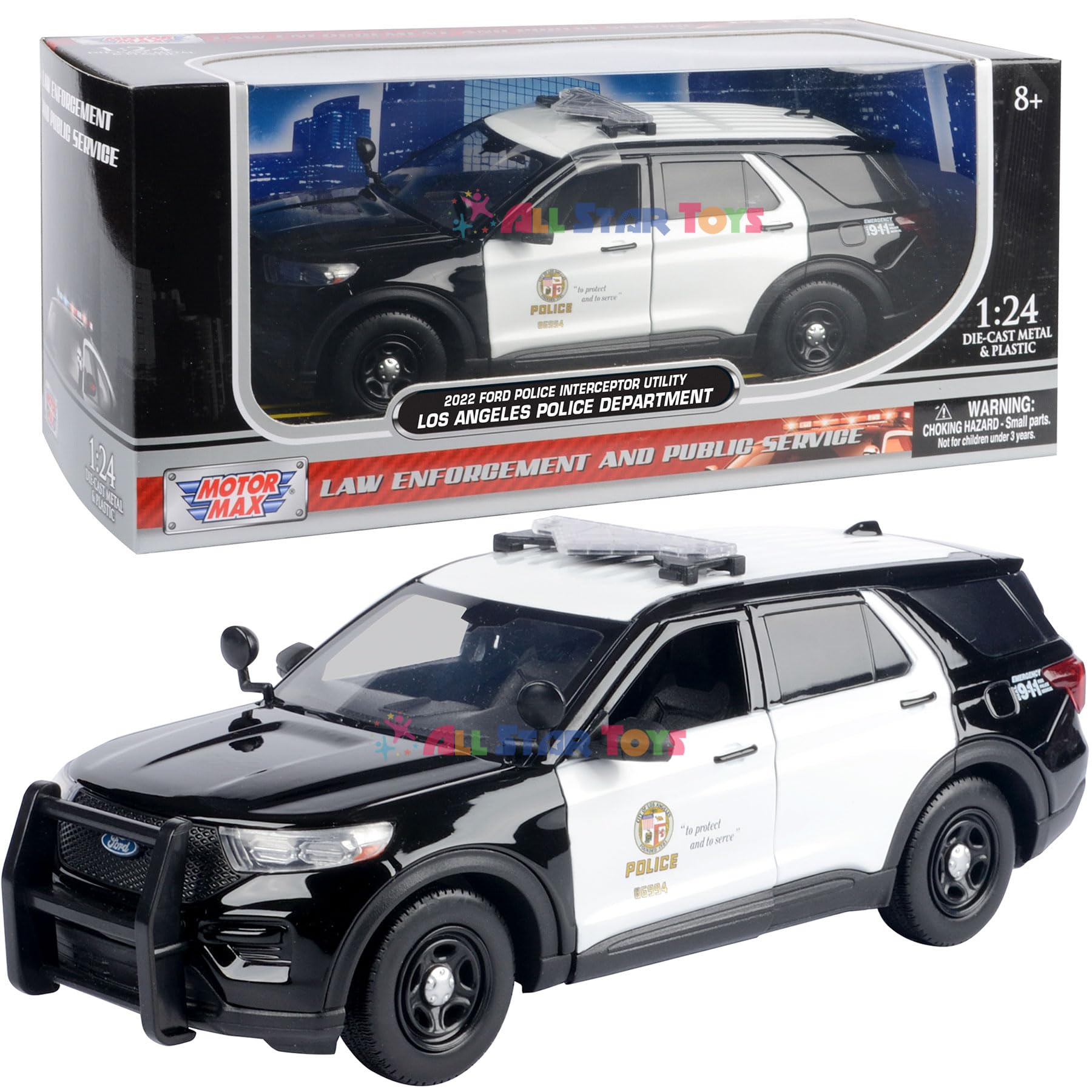 IN-STOCK! 2022 Ford Explorer Police Interceptor Utility Unmarked White - Foto 3
