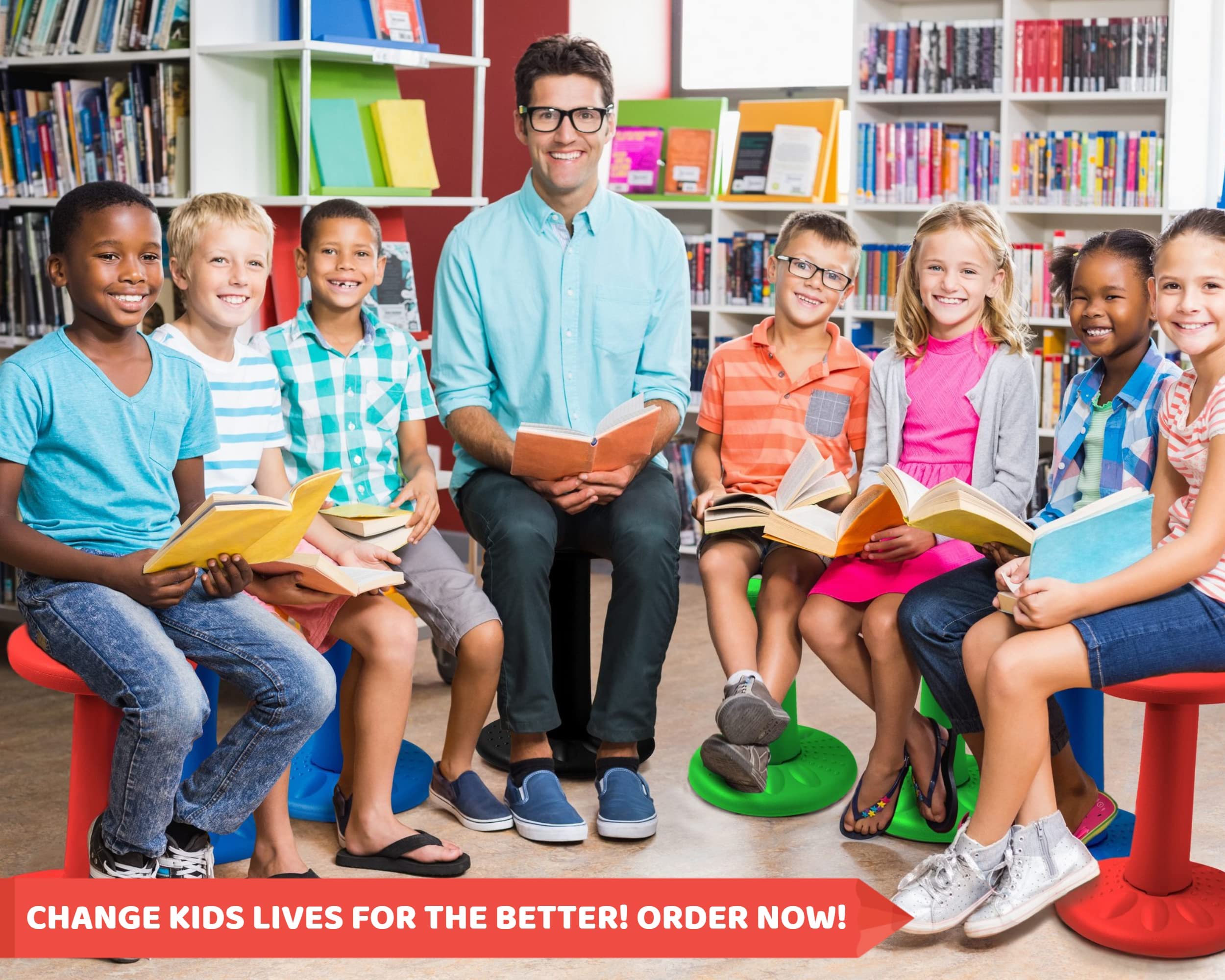 Mua Studico ActiveChairs Kids Wobble Chair, Flexible Classroom Seating ...