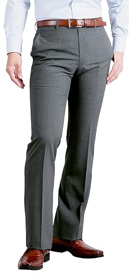 Amazon 春夏 メンズ クールビズ 仕事 洗える ウール ノータック