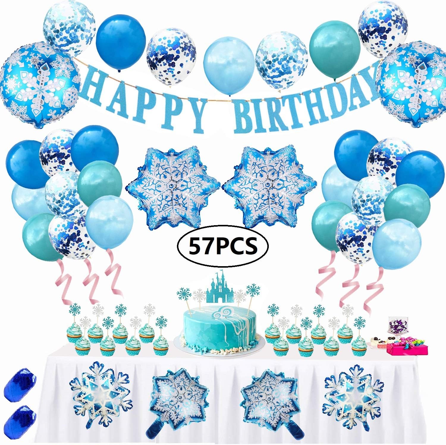 frozen snowflake castle