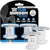 TubShroom Bathtub Drain Protector and Hair Catcher - 2 Pack, Chrome - Fits 1.5" - 1.75" Bathtub and Shower Drains