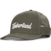 Timberland Trucker Hat for Men - Durable Cotton Twill, Adjustable Snapback Cap