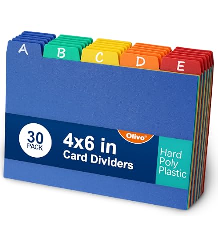 Oxford Plastic Index Card Box, 4 x 6 Inches, 400 Card Capacity, Black (01461) : Plastic Index Card Holder : Office Products