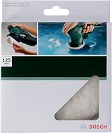 Bosch Lambswool Polishing Hood 125mm Hook Loop for Random Orbit Sanders view 2