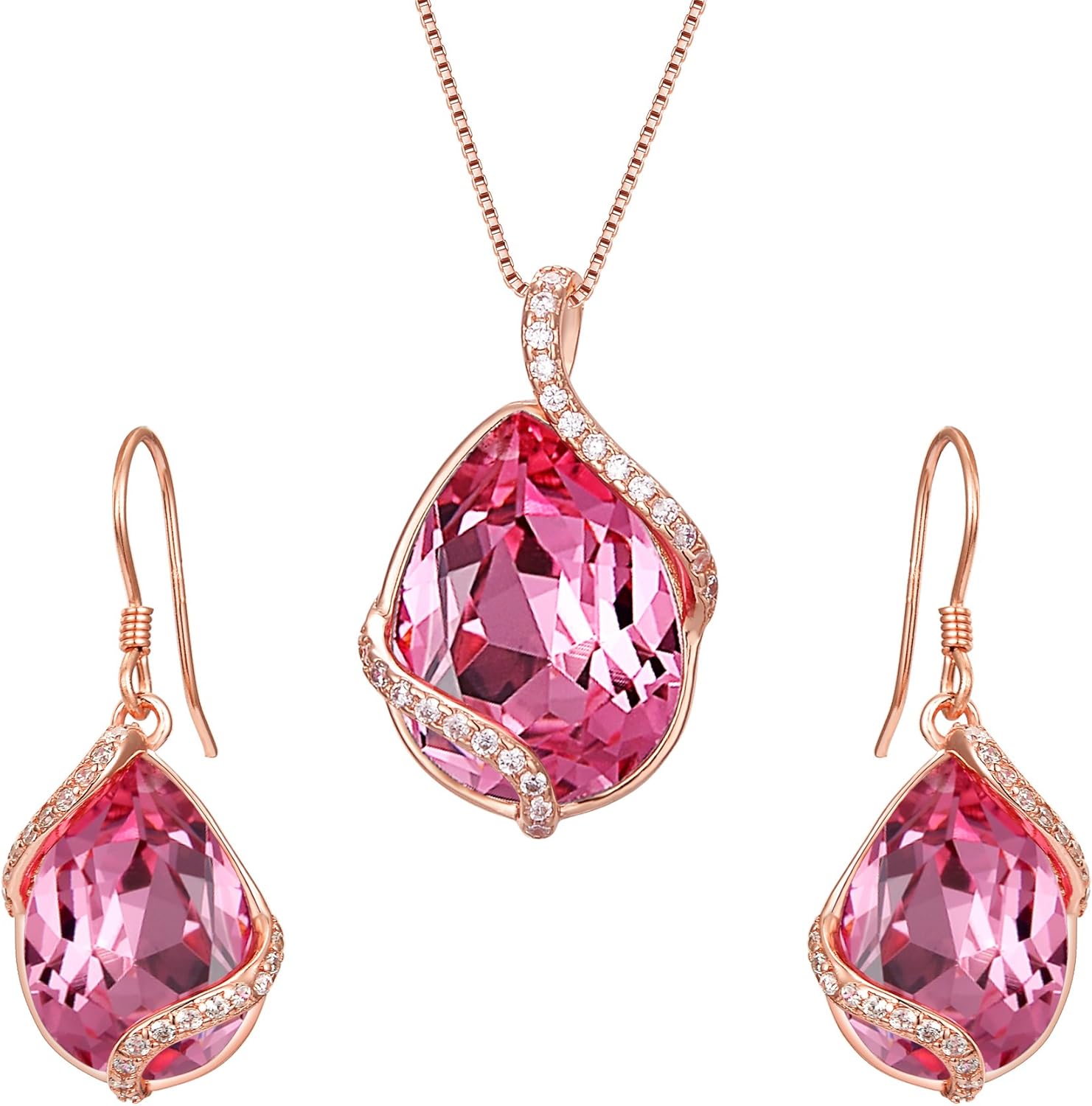 EVER FAITH 925 Sterling Silver Gift Jewelry for Women CZ