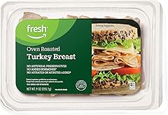 Amazon Fresh Brand, Sliced Oven Roasted Turkey Breast, 9 Oz