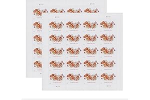 UNITED STATES POSTAL SERVICE USPS Tulips (2 Sheets of 20) Postage Forever Stamps Beauty Flowers, Garden, Love Wedding Theme 2022 Scott #5681
