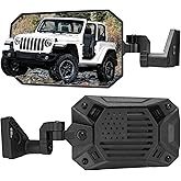 JOYTUTUS Mirrors Doors Off Compatible with Wrangler JL Gladiator JT 2018-2026, Wrangler JL Side Mirrors with Doors Off Wider View No Vibrate & Wobble (Patented), Not Fit Doors On