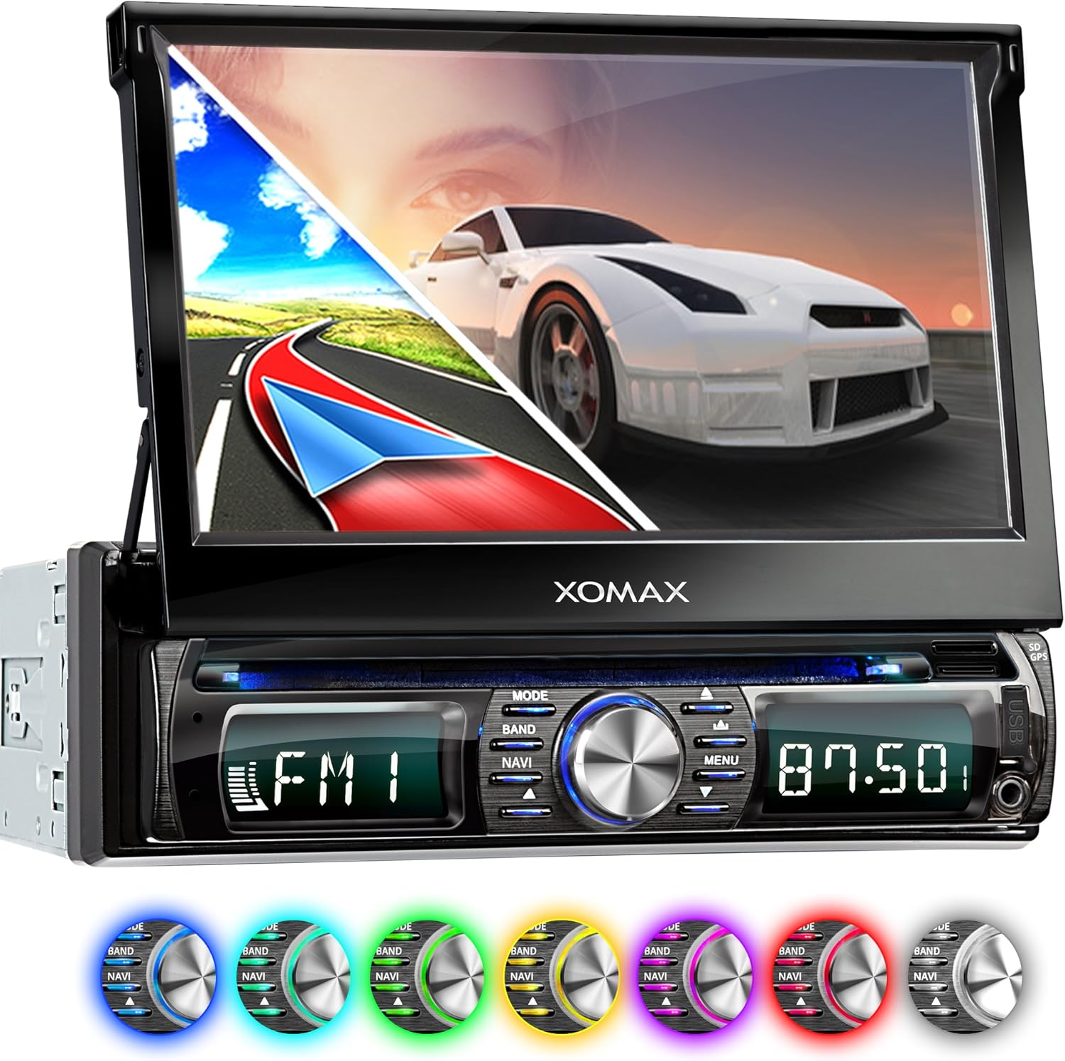 XOMAX XMDTSBN932 Receptor Multimedia para Coche Radio para Coche