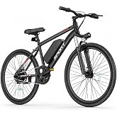 26/20 Inch 1000W Peak Electric Bike, Mountain E-Bikes Electric Bicycles | 22 MPH Top Speed | 30-40 Mile Range | 1000W Peak Motor | Small electric bicycle