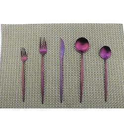 Uniturcky Flatware Set for 4, Luxury 20 Pieces