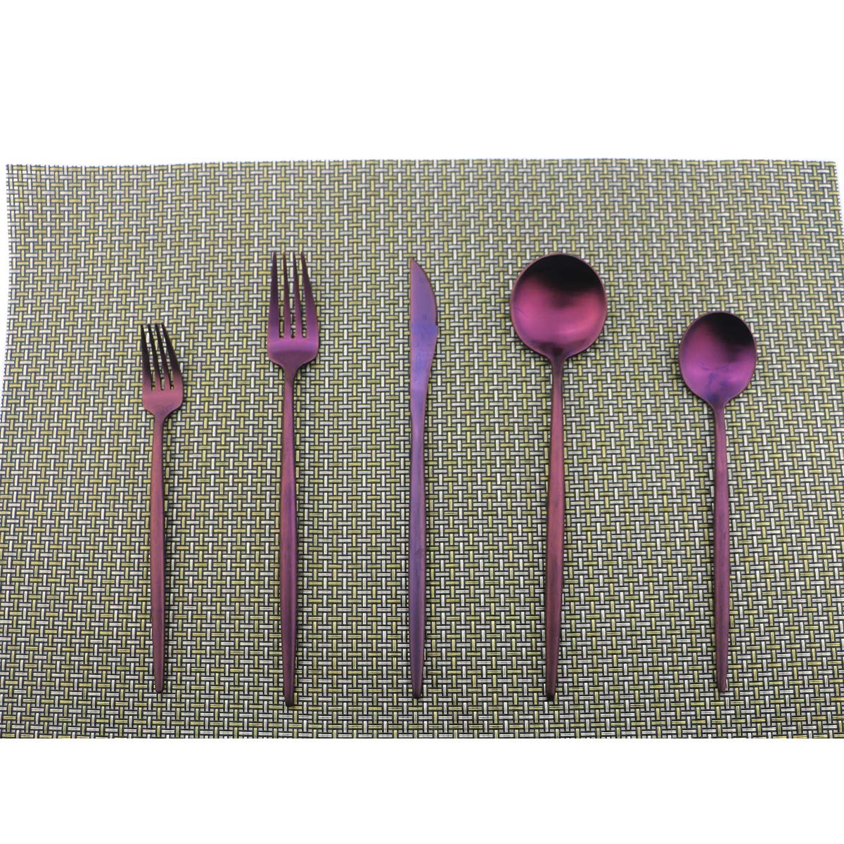 Uniturcky Flatware Set for 4, Luxury 20 Pieces