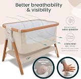 Tutti Bambini CoZee Next To Me Crib & Standalone Baby Cot Walnut/Ecru view 6