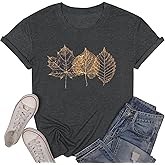Women Leaf Graphic Tank Tops Summer Aesthetic Plant Print Hiking Adventure Sleeveless Casual Loose Blouse