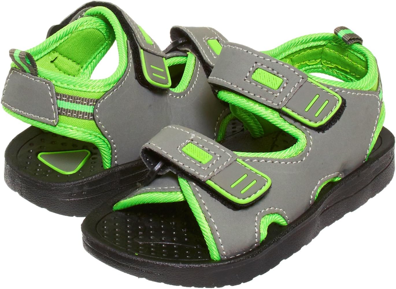 Boys Double Adjustable Strap Lightweight Sandals
