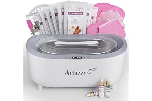 Achzzy Paraffin Wax Machine for Hands and Feet, 5000ml Professional Wax Warmer with Temperature Control, Smart Heating, Metal Inner Pot, Moisturizing Hot Wax Bath with Unscented Refills