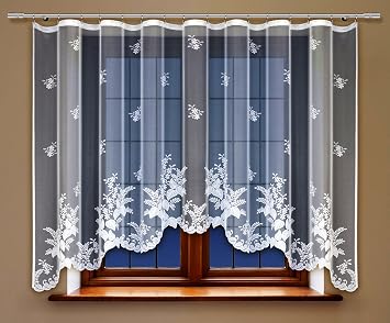 Amazon De Gardine Store Vorhang Transparent Weiss Krauselband