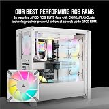 Corsair iCUE 4000D RGB AIRFLOW Mid-Tower Case 3x AF120 RGB ELITE White view 5