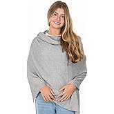 Velanio Cashmere Luxury Knitted Wrap Travel Shawl Scarf, Pashmina Stole, All-Season Scarf for Women Cashmere Wool Blend