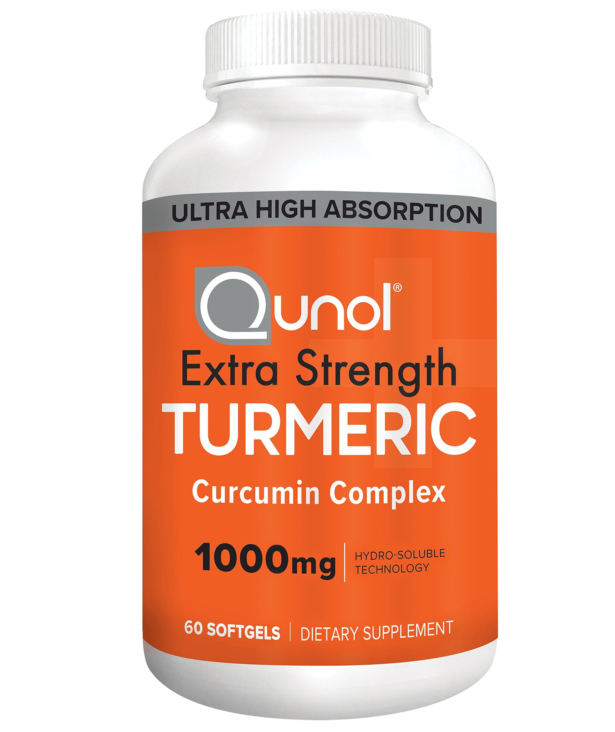 Turmeric Curcumin Softgels, Qunol with Ultra High Absorption 1000mg