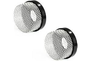 SHARUTIA Stainless Intake Screen Compatible with Livewell Aerator Pump 2 Pack