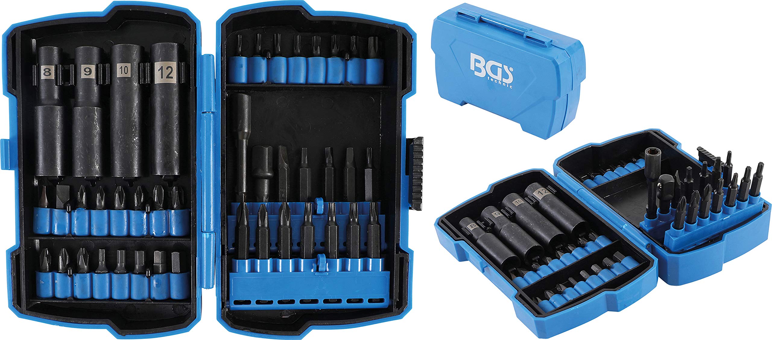 BGS 4810 | Bit and Socket Set | 6.3 mm (1/4") / 10 mm (3/8") Drive | 42 pcs.