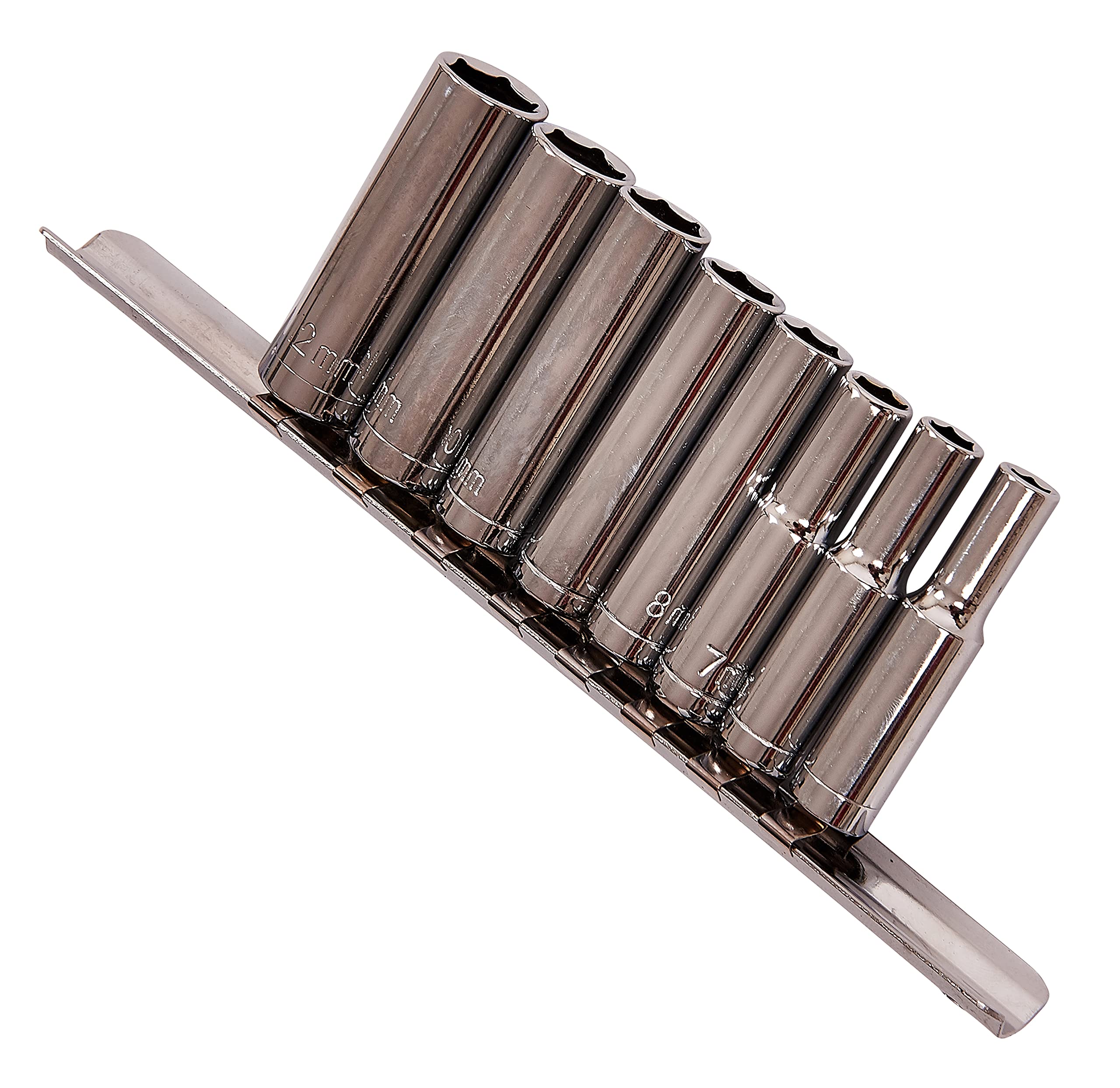 Amtech I6400 9 Piece 1/4” Metric deep Socket Set