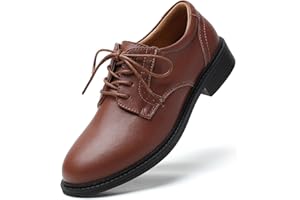 QJN Oxford Shoes for Women Black Formal Lace up Flats Dress Saddle Work Office Ladies Business Casual Dressy Shoes