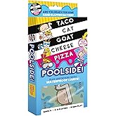 Taco Cat Goat Cheese Pizza Pool Edition Wildly Entertaining Waterproof Card Game for Outdoor Game Days | Easy to Play with 10 Minute Rounds | Fun for Kids, Teens, Adults, and Families | 2-8 Players
