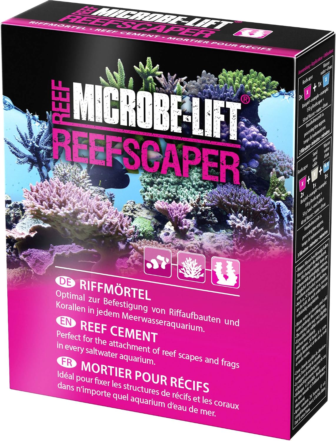ARKA - Reefscaper - Reef & Coral Mortar, Easy and Safe to Use, for Any Sea Water Aquarium 500 g, multicoloured, 500g