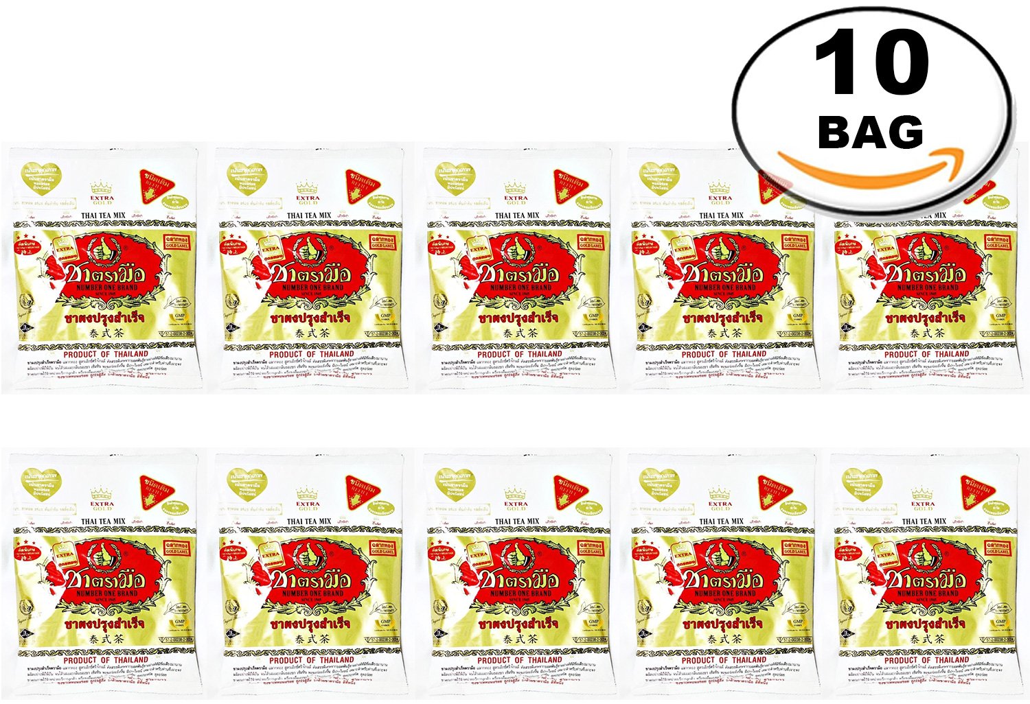 WHOLESALE 10 Pack Gold Label the Original Thai Iced Tea Mix Number One